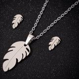 Stainless Steel Necklace/Earring Set - 20 Options