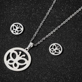 Stainless Steel Necklace/Earring Set - 20 Options