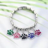 Glittery Paw Italian Charm - 9 Colours