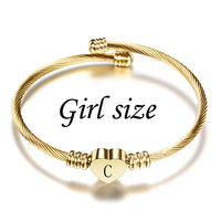 Stainless Steel Initial Children's Bracelet