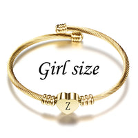 Stainless Steel Initial Children's Bracelet