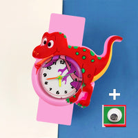 3D Cartoon Kids Slap Wrist Watch - 49 Options