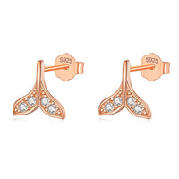 925 Sterling Silver Animal CZ Stud Earrings - 13 Options