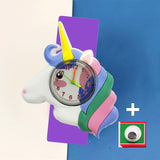 3D Cartoon Kids Slap Wrist Watch - 49 Options