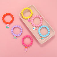 Cute Acrylic Bead Colourful Childrens's Bracelet - 30 Options