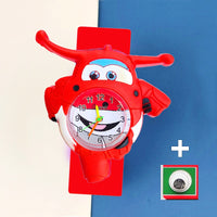 3D Cartoon Kids Slap Wrist Watch - 49 Options