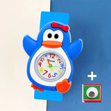 3D Cartoon Kids Slap Wrist Watch - 49 Options