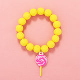 Cute Acrylic Bead Colourful Childrens's Bracelet - 30 Options