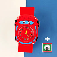 3D Cartoon Kids Slap Wrist Watch - 49 Options