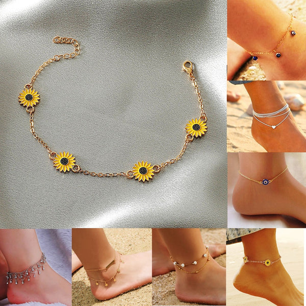 Various Fashion Anklets - 19 Options