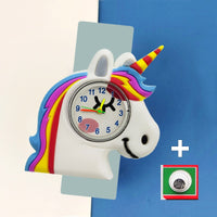 3D Cartoon Kids Slap Wrist Watch - 49 Options