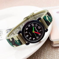 Camouflage Silicone Strap Watch - 5 Colours