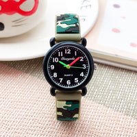 Camouflage Silicone Strap Watch - 5 Colours