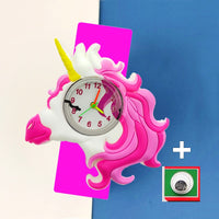 3D Cartoon Kids Slap Wrist Watch - 49 Options