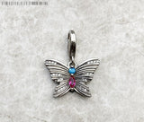 925 Sterling Silver Butterfly Dangle Charm