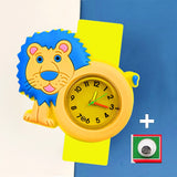 3D Cartoon Kids Slap Wrist Watch - 49 Options