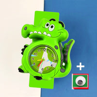 3D Cartoon Kids Slap Wrist Watch - 49 Options