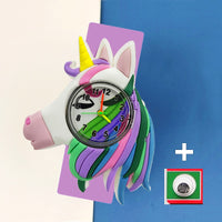 3D Cartoon Kids Slap Wrist Watch - 49 Options