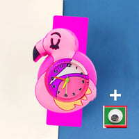 3D Cartoon Kids Slap Wrist Watch - 49 Options