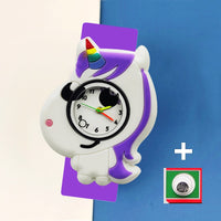 3D Cartoon Kids Slap Wrist Watch - 49 Options