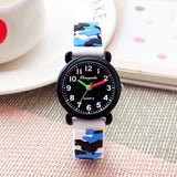 Camouflage Silicone Strap Watch - 5 Colours