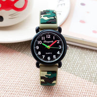 Camouflage Silicone Strap Watch - 5 Colours