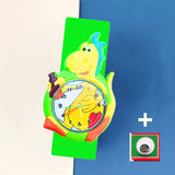 3D Cartoon Kids Slap Wrist Watch - 49 Options