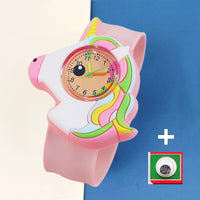 3D Cartoon Kids Slap Wrist Watch - 49 Options