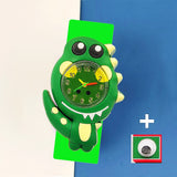 3D Cartoon Kids Slap Wrist Watch - 49 Options