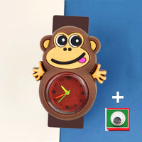 3D Cartoon Kids Slap Wrist Watch - 49 Options