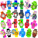 3D Cartoon Kids Slap Wrist Watch - 49 Options