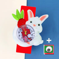 3D Cartoon Kids Slap Wrist Watch - 49 Options