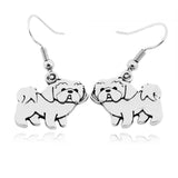 Shih Tzu Drop Fashion Earrings