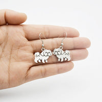 Shih Tzu Drop Fashion Earrings