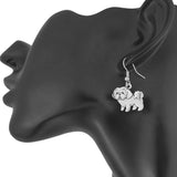 Shih Tzu Drop Fashion Earrings