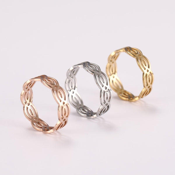 Stainless Steel Celtic Weave Ring