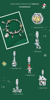 925 Sterling Silver Skating Girl Hanging Charm