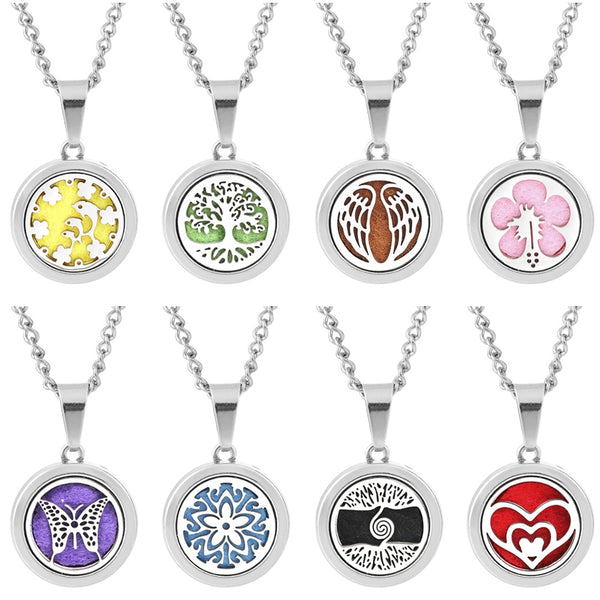 Magnetic Aromatherapy Locket Necklace - 41 Designs