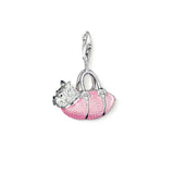 925 Sterling Silver Cute Westie Lobster Clasp Hanging Charm